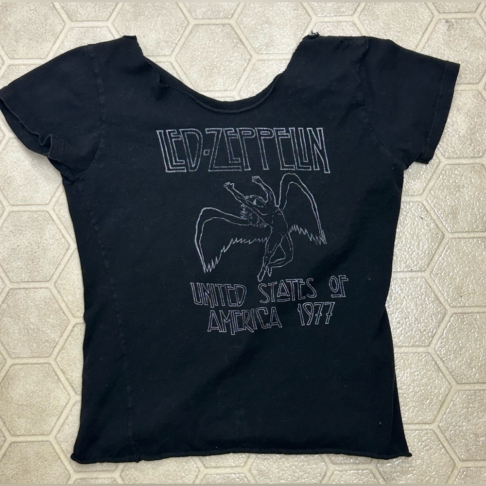 Vtg Led Zeppelin United States of America 1977 Icarus T Shirt - Picture 8 of 8